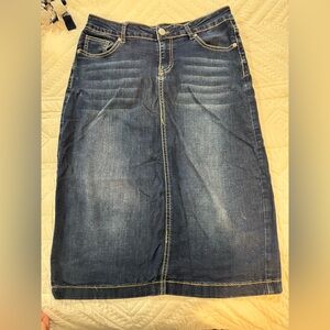 Be Girl Dark Blue Denim Jeans with Paisley Pocket Lining